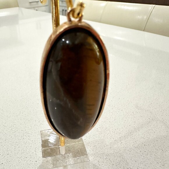 Tiger's Eye Quartz Pendant - Picture 1 of 7